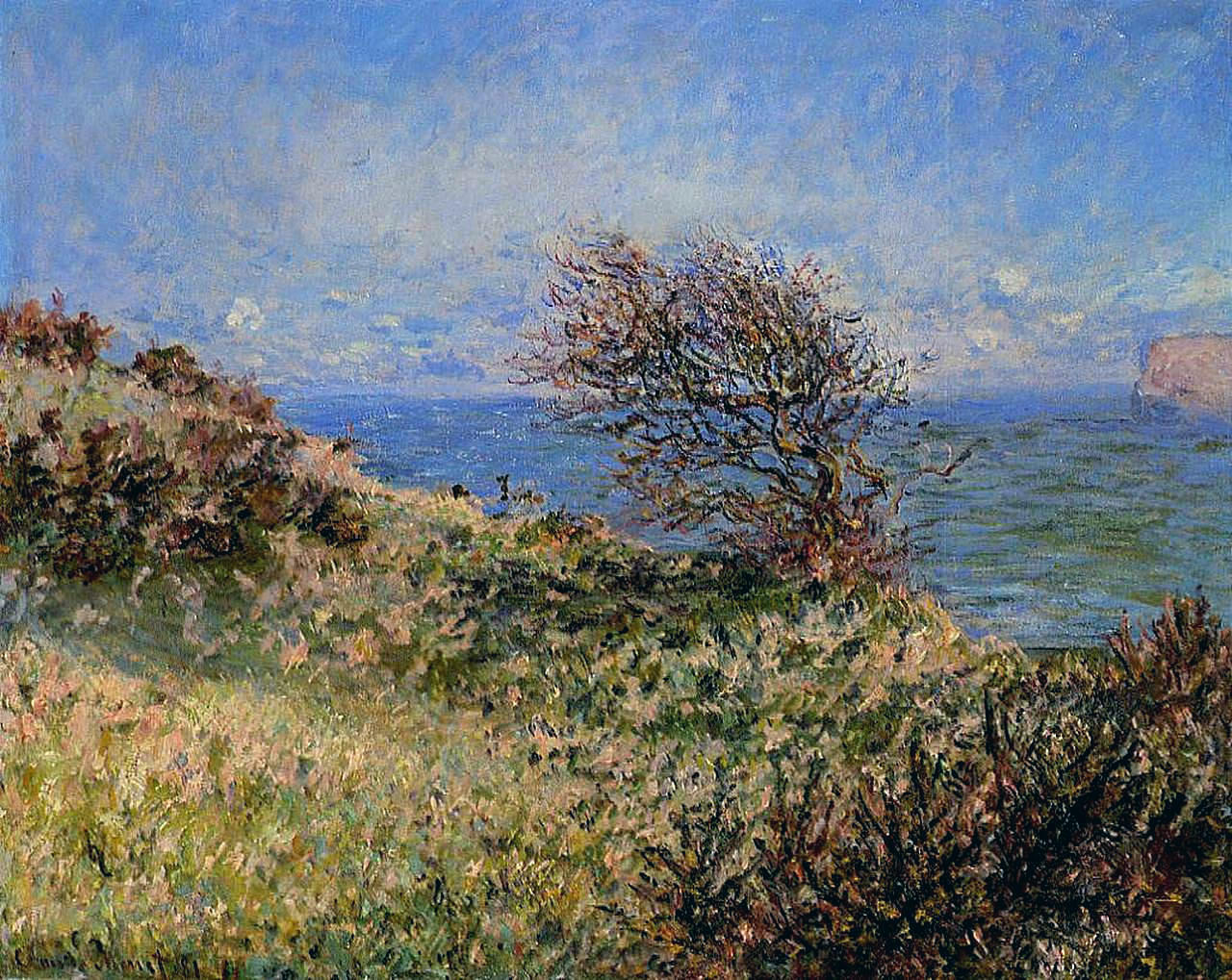 On the Cliff at Fecamp