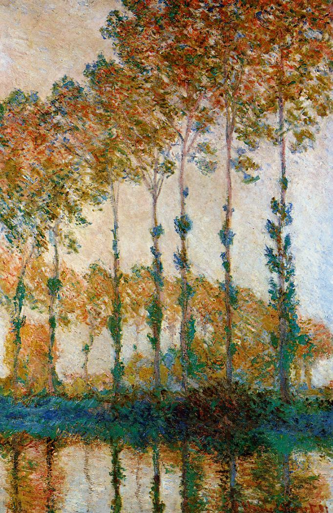 Poplars on the Banks of the Epte, Autumn