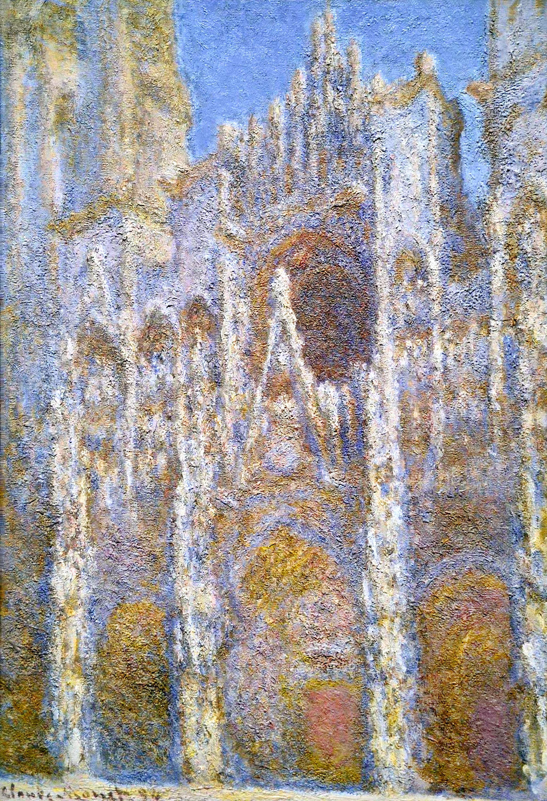 Rouen Cathedral, Sunlight Effect