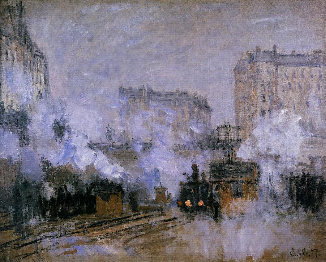 Saint-Lazare Station, Arrival of a Train