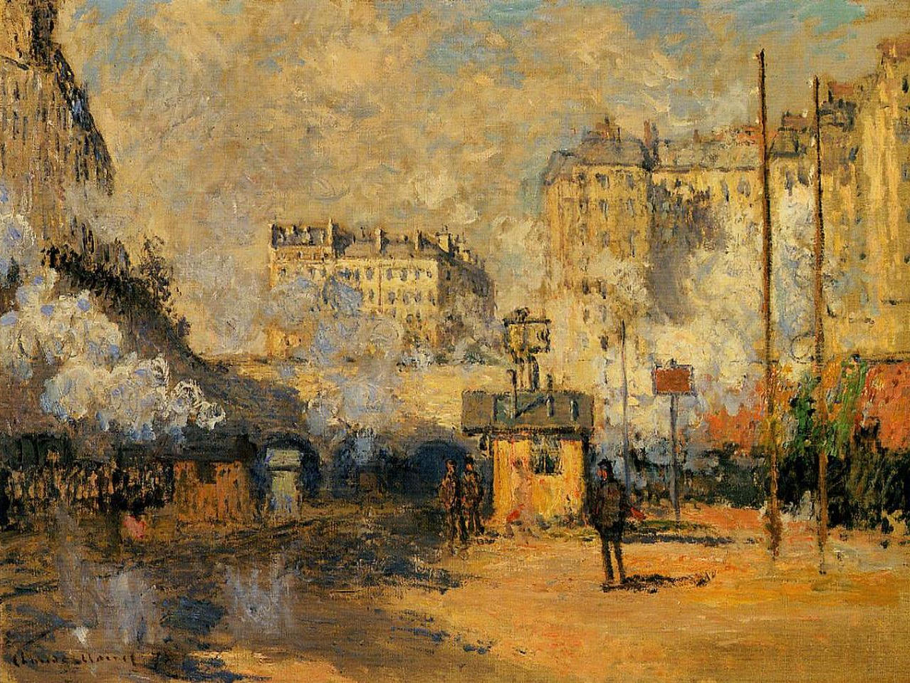 Saint-Lazare Station, Sunlight Effect