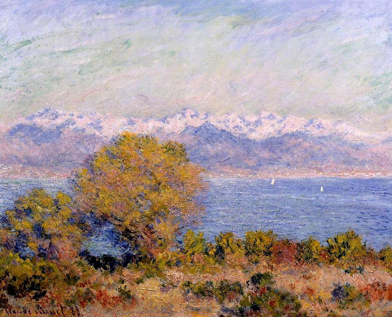 The Alps Seen from Cap d'Antibes