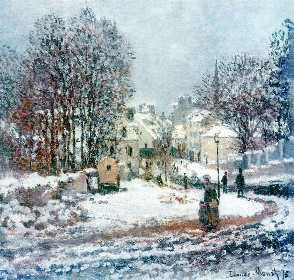 The Grand Street Entering to Argenteuil, Winter