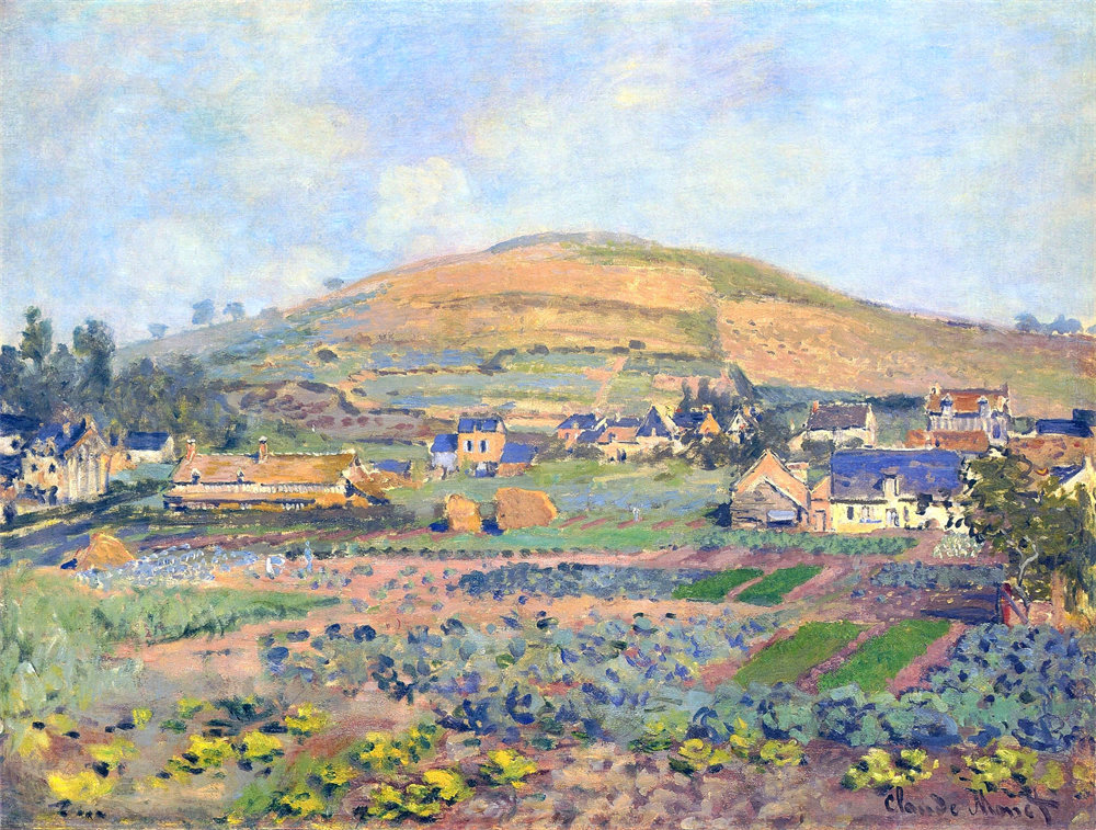 The Mount Riboudet in Rouen at Spring