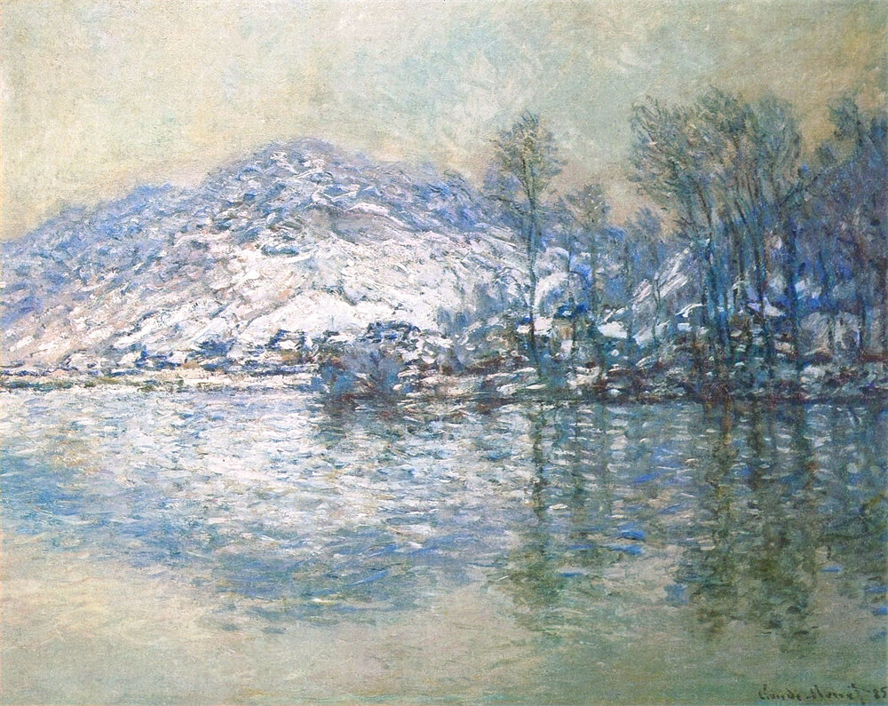 The Seine at Port Villez, Snow Effect