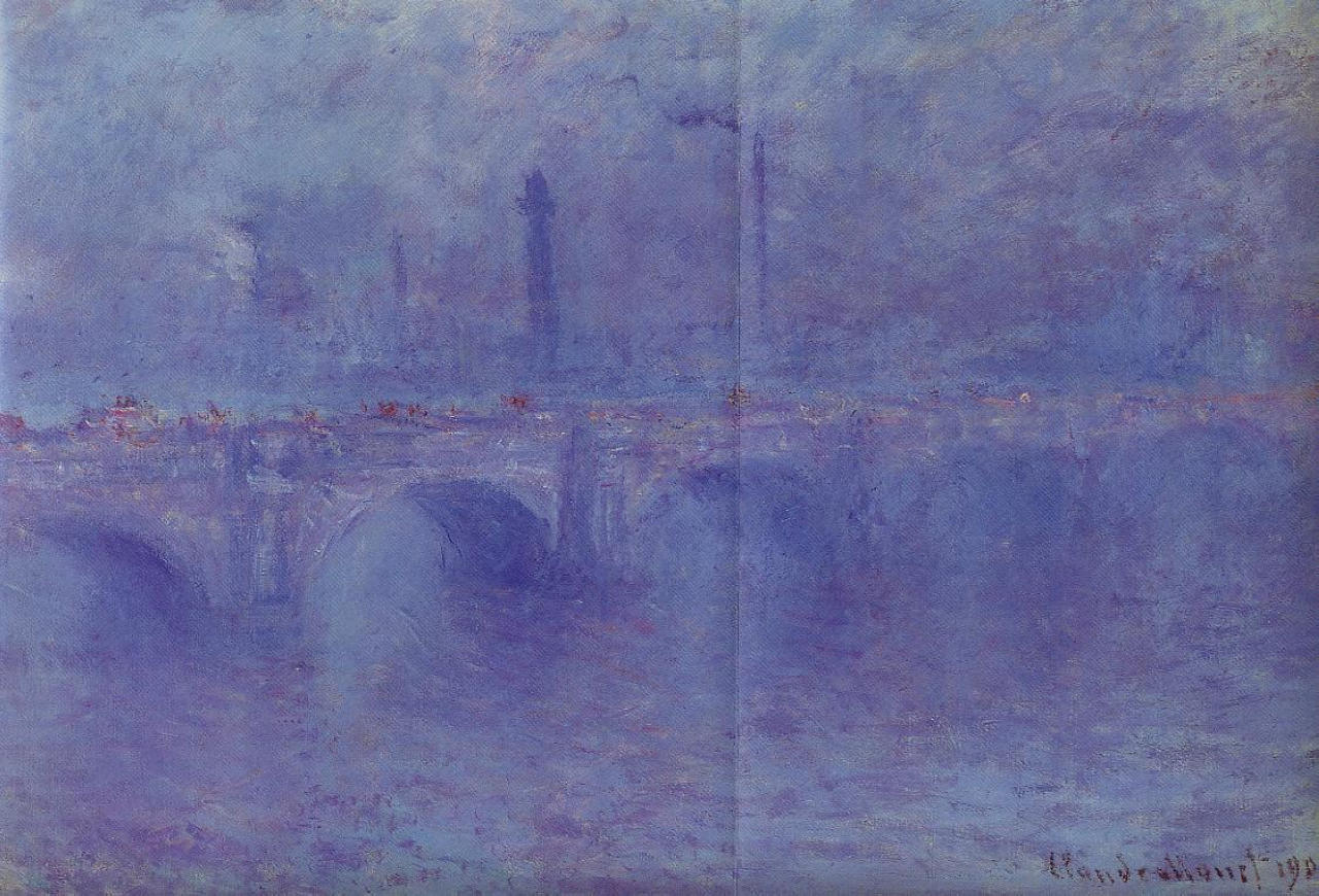 Waterloo Bridge, Effect of Fog