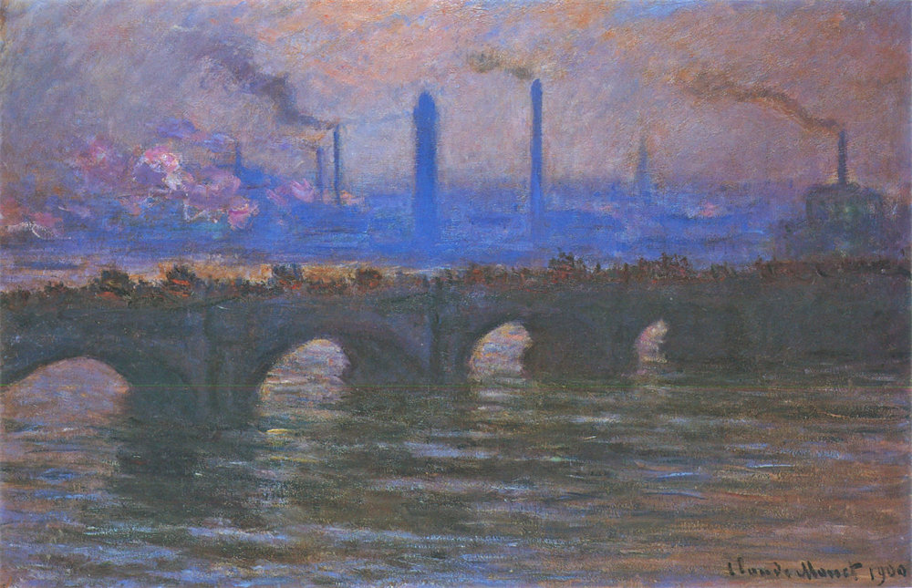 Waterloo Bridge, Overcast Weather