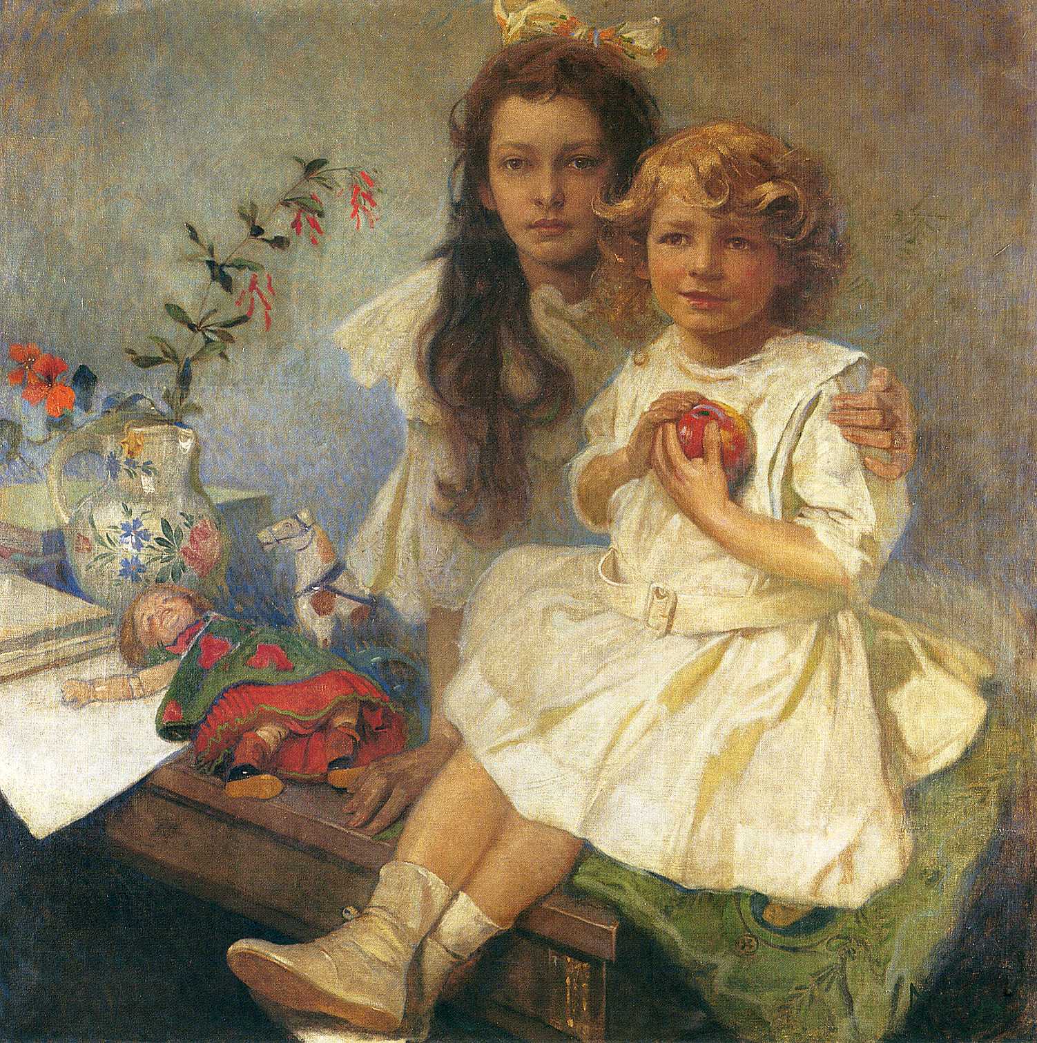 Jaroslava and Jiri, the Artist's Children