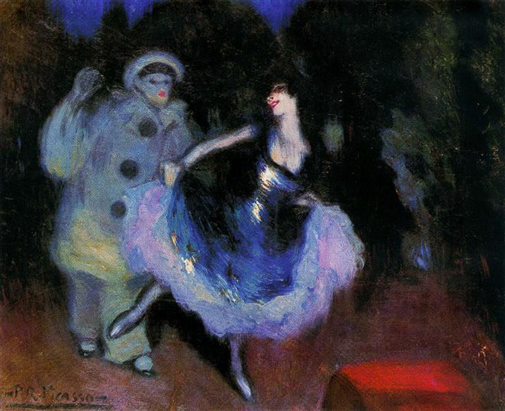 Pierrot and Colombina