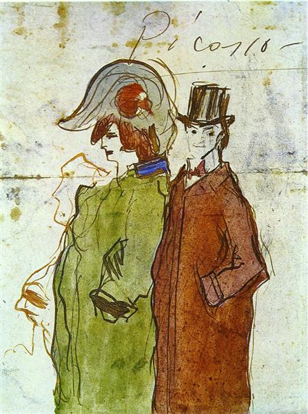 Picasso with partner