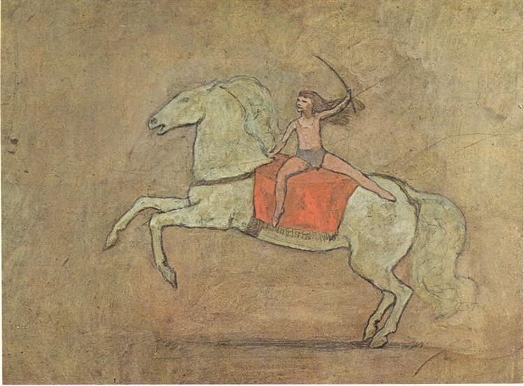 A horsewoman
