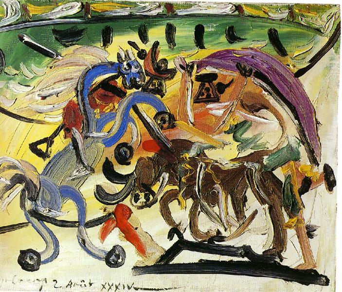 A bullfight