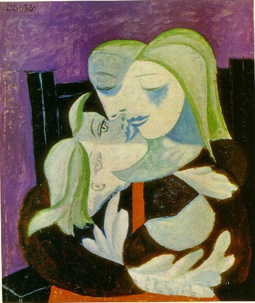 Mother and child (Marie-Therese and Maya)