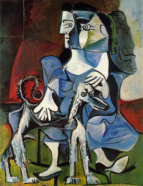 Femme au Chien