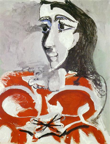 Bust of woman