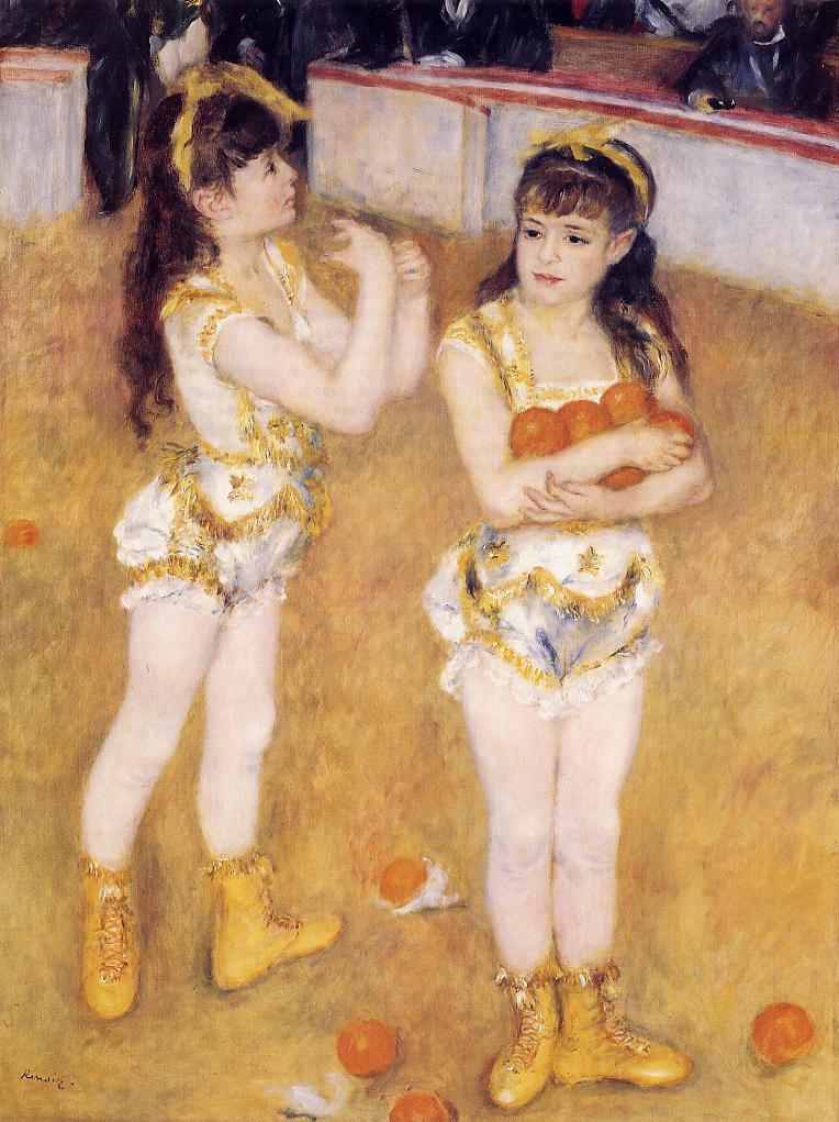 Acrobats at the Cirque Fernando (Francisca and Angelina Wartenberg)
