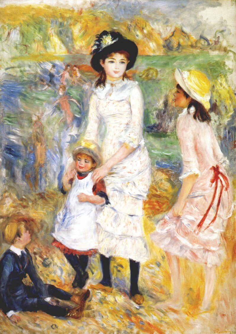 Children on the seashore