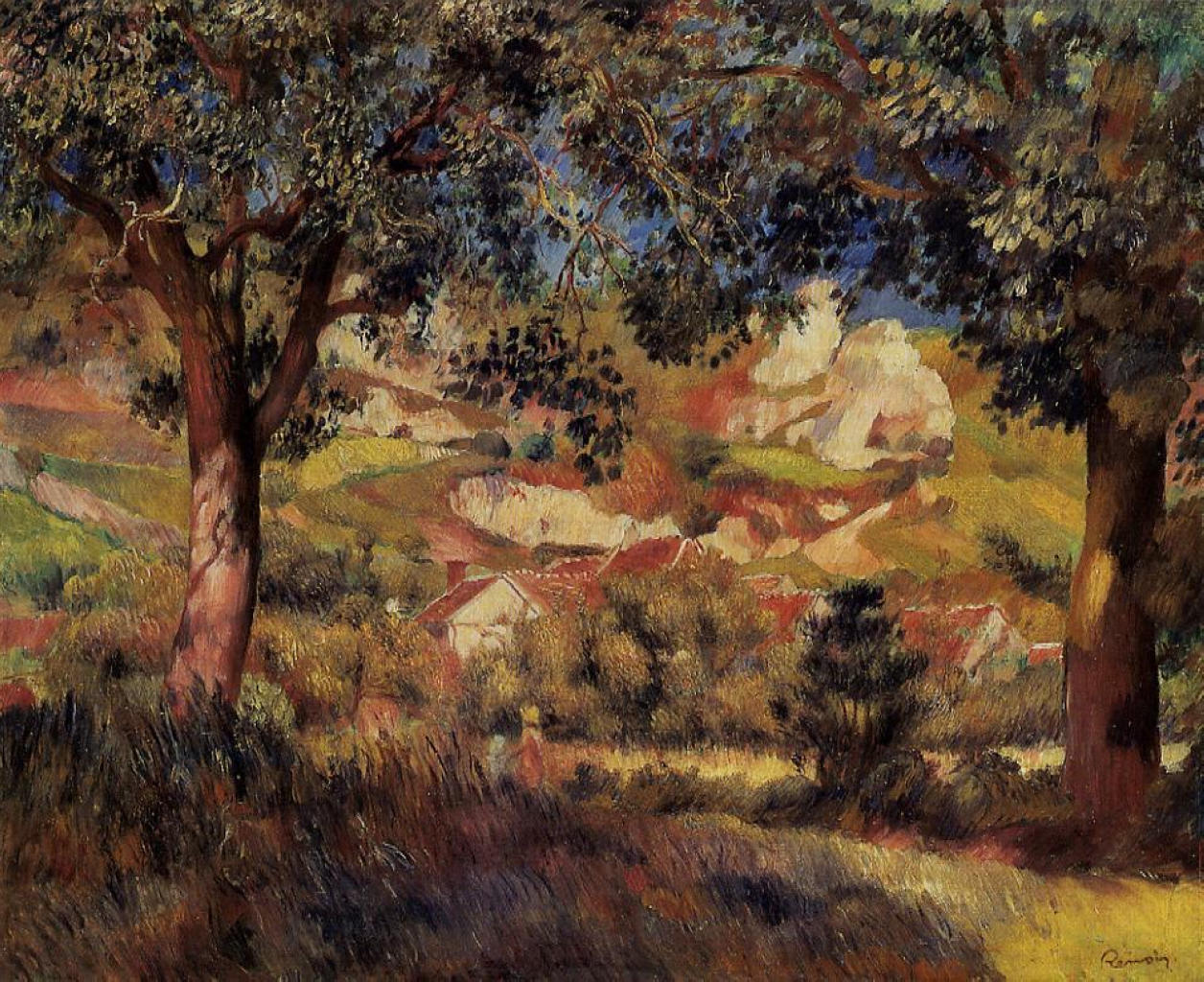 Landscape in La Roche Guyon