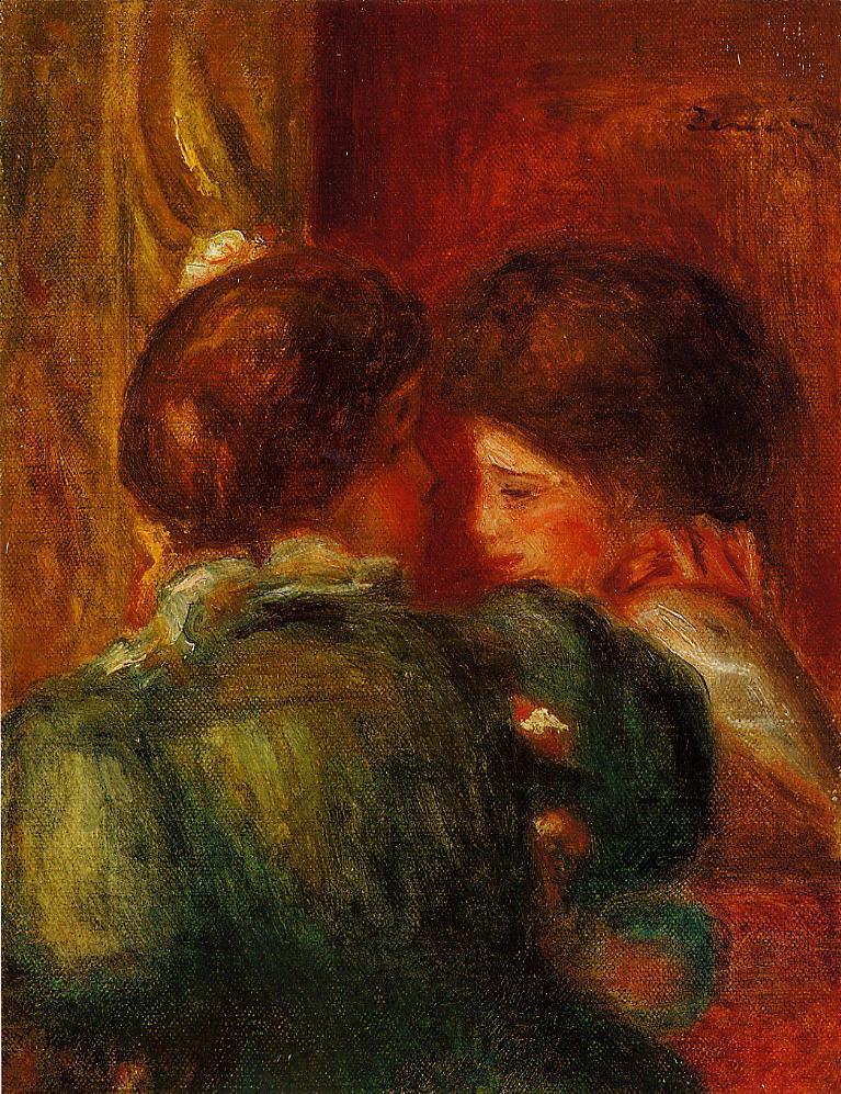 Two Women s Heads (The Loge)