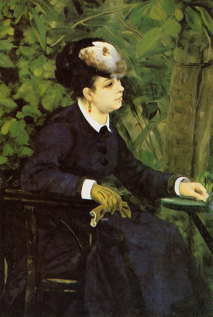 Woman in a Garden (Woman with a Seagull)