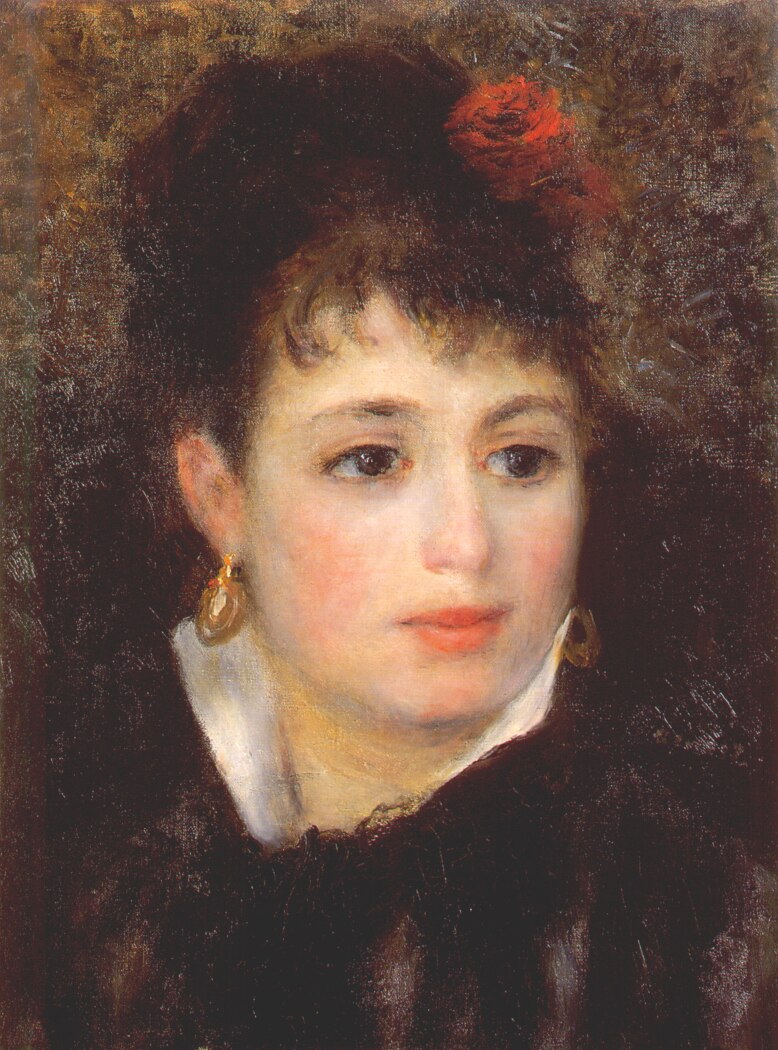 Woman with a rose