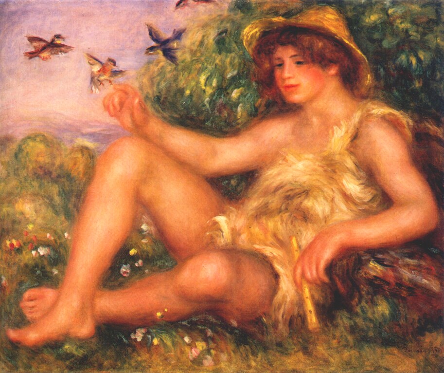 Young shepherd in repose (Alexander Thurneysson)