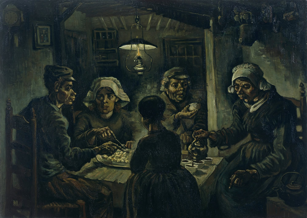The Potato Eaters 吃土豆的人
