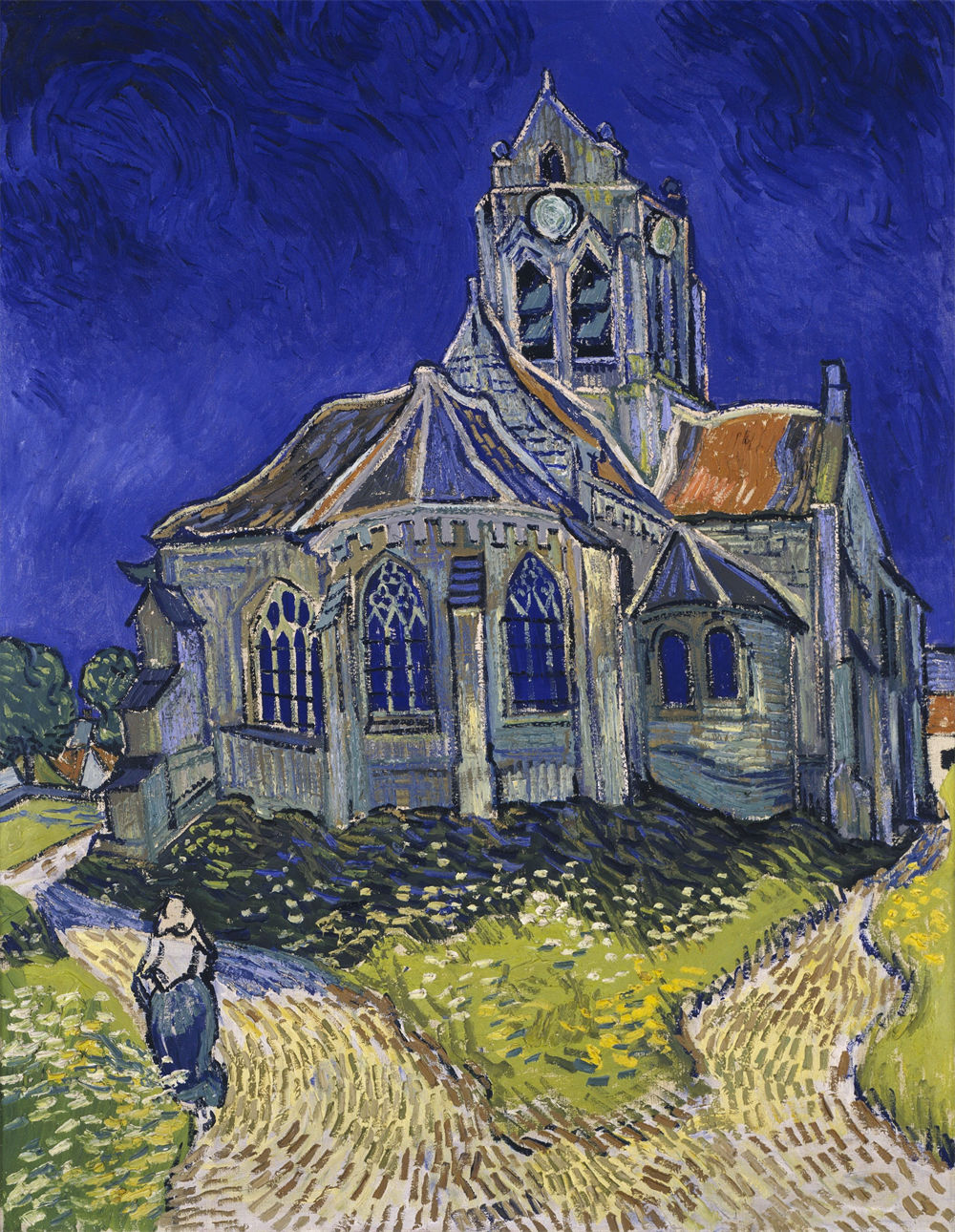The Church at Auvers 奥维尔教堂