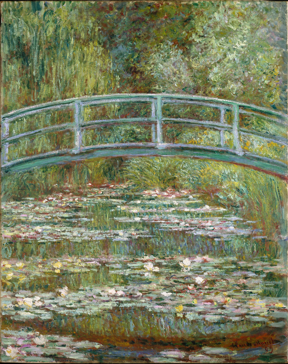 Water Lilies and Japanese Bridge 睡莲和日本桥