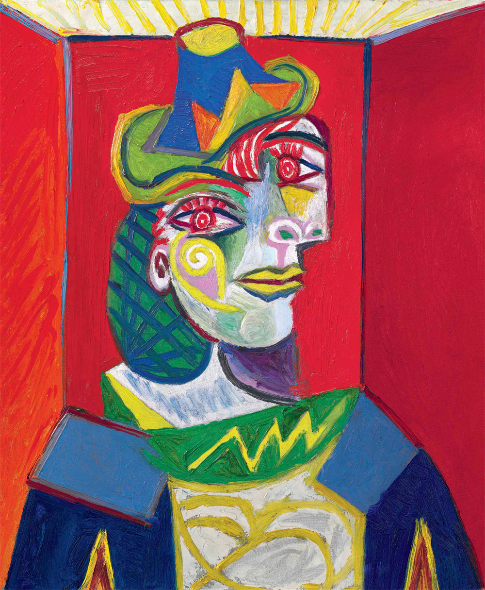 Buste de femme (Femme à la résille) 女人半身像(带着渔网的女人)