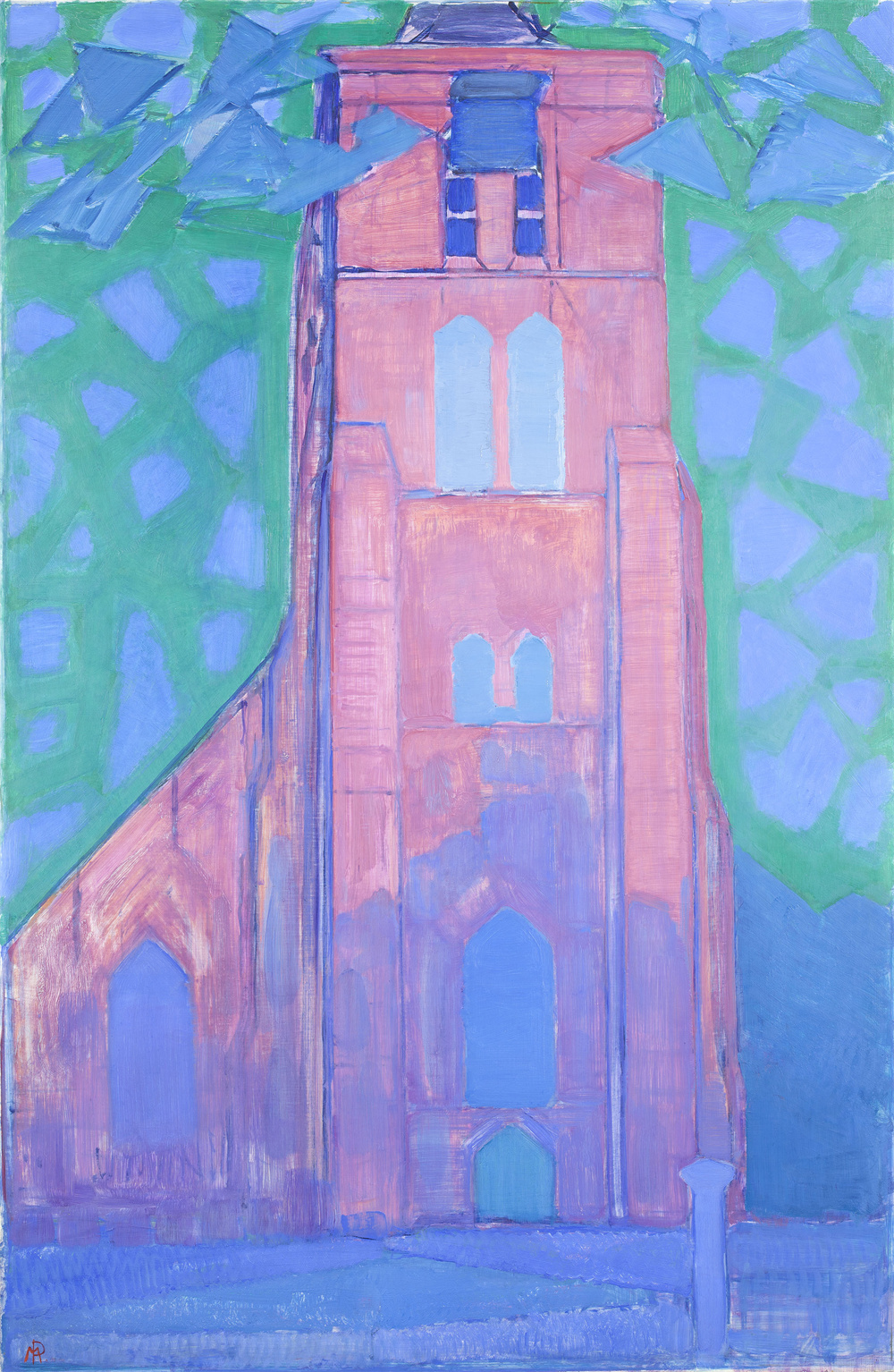 Church tower at Domburg 栋堡教堂塔楼