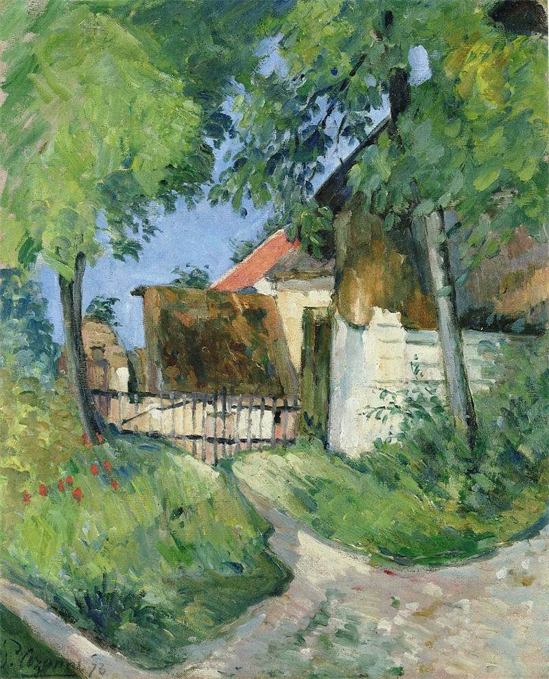 Entrance to the Farm, Rue Remy in Auvers-sur-Oise 农场入口,奥弗斯河畔雷米街