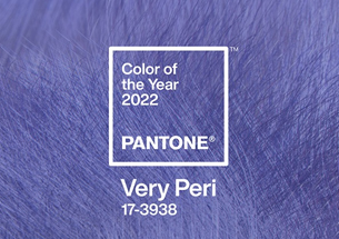 Pantone 2022 Color of the Year: 17-3938 Very Peri (periwinkle blue)