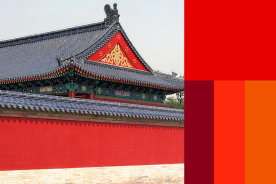 Chinese red, traditional Chinese color, 