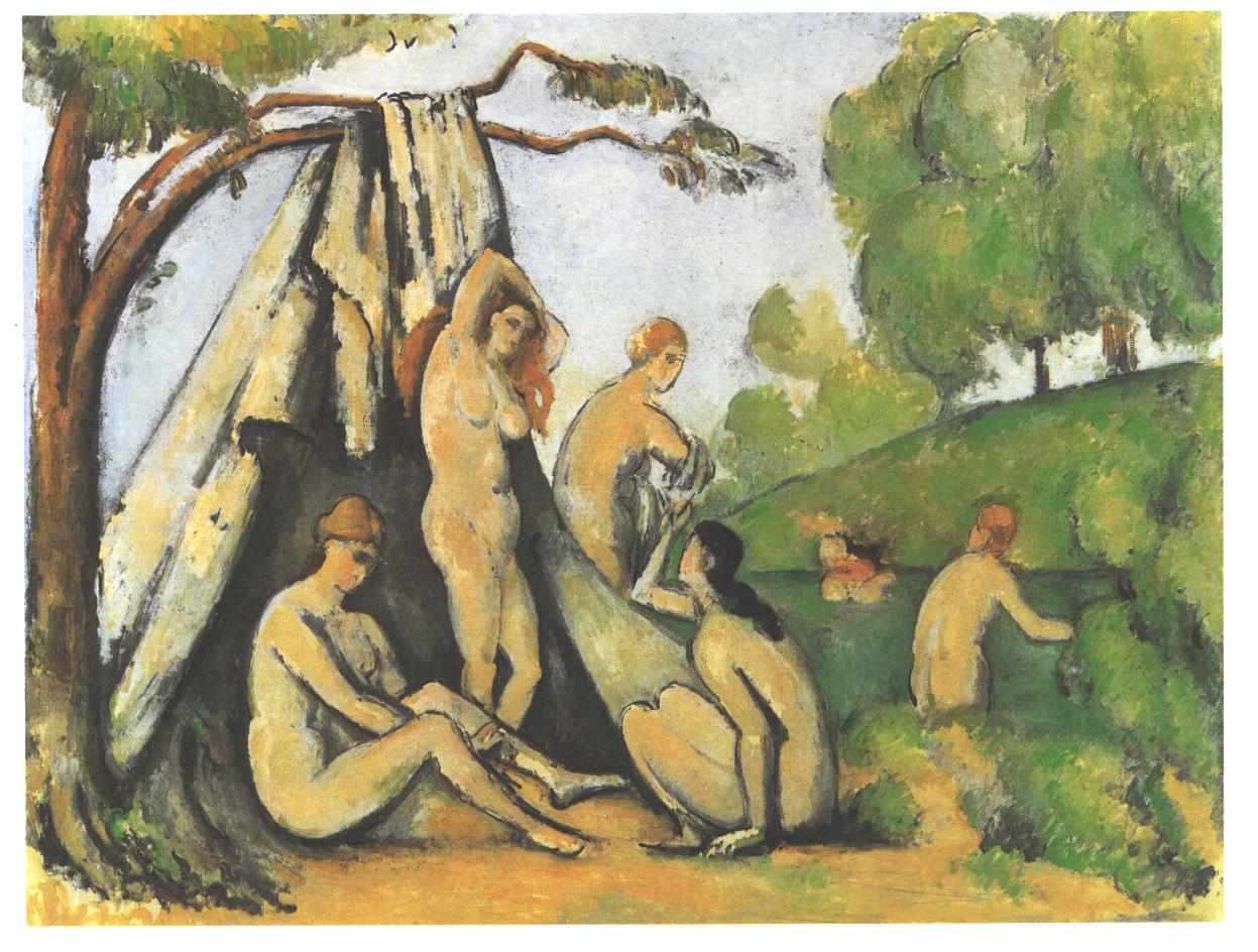 Bathers Outside a Tent
