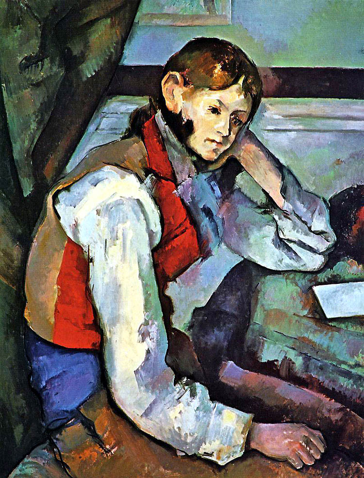 Le Garçon au gilet rouge 穿红夹克的男孩