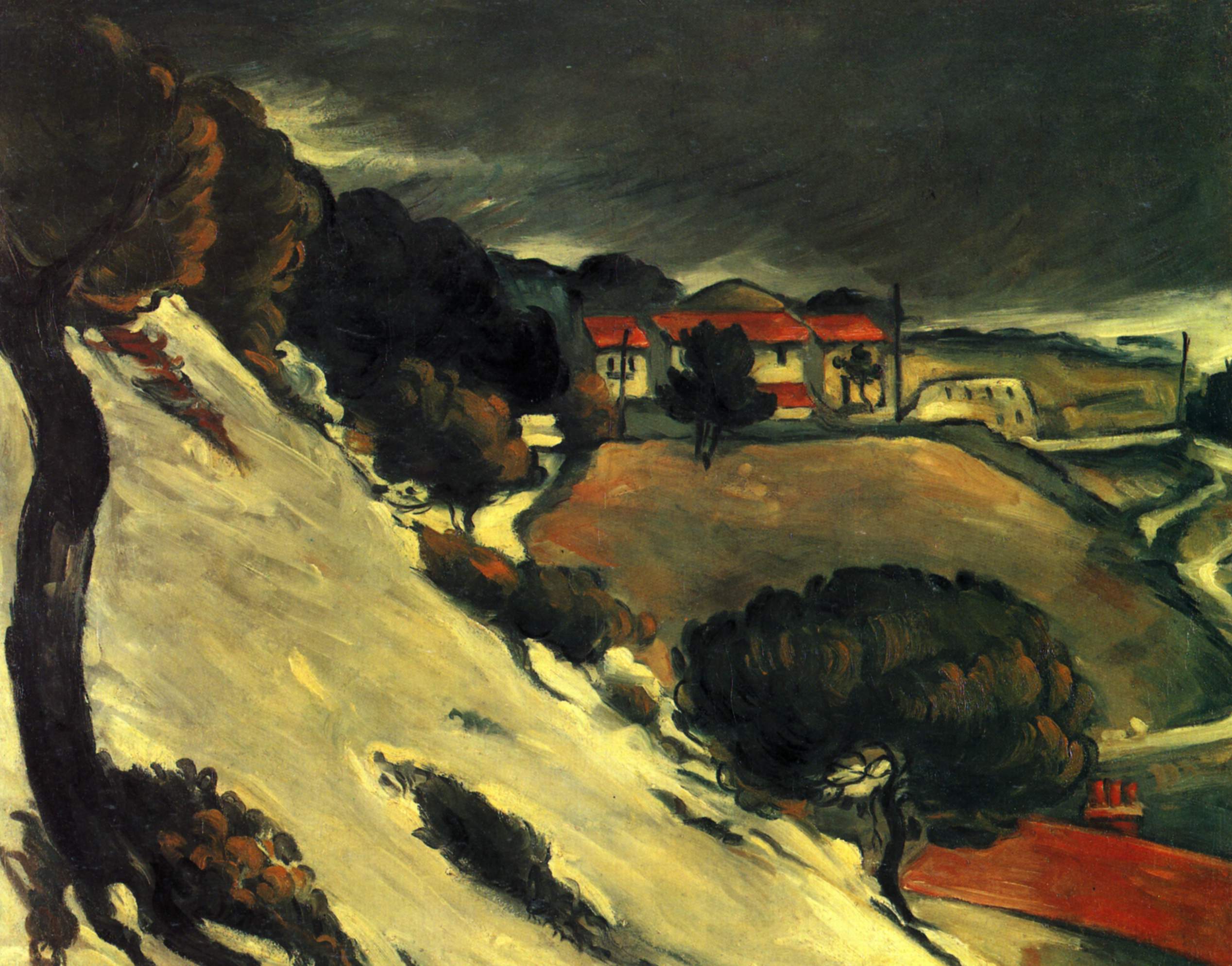 L'Estaque under Snow