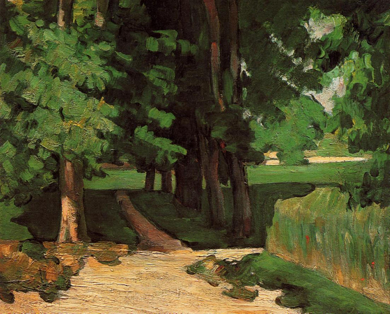 Lane of Chestnut Trees at the Jas de Bouffan