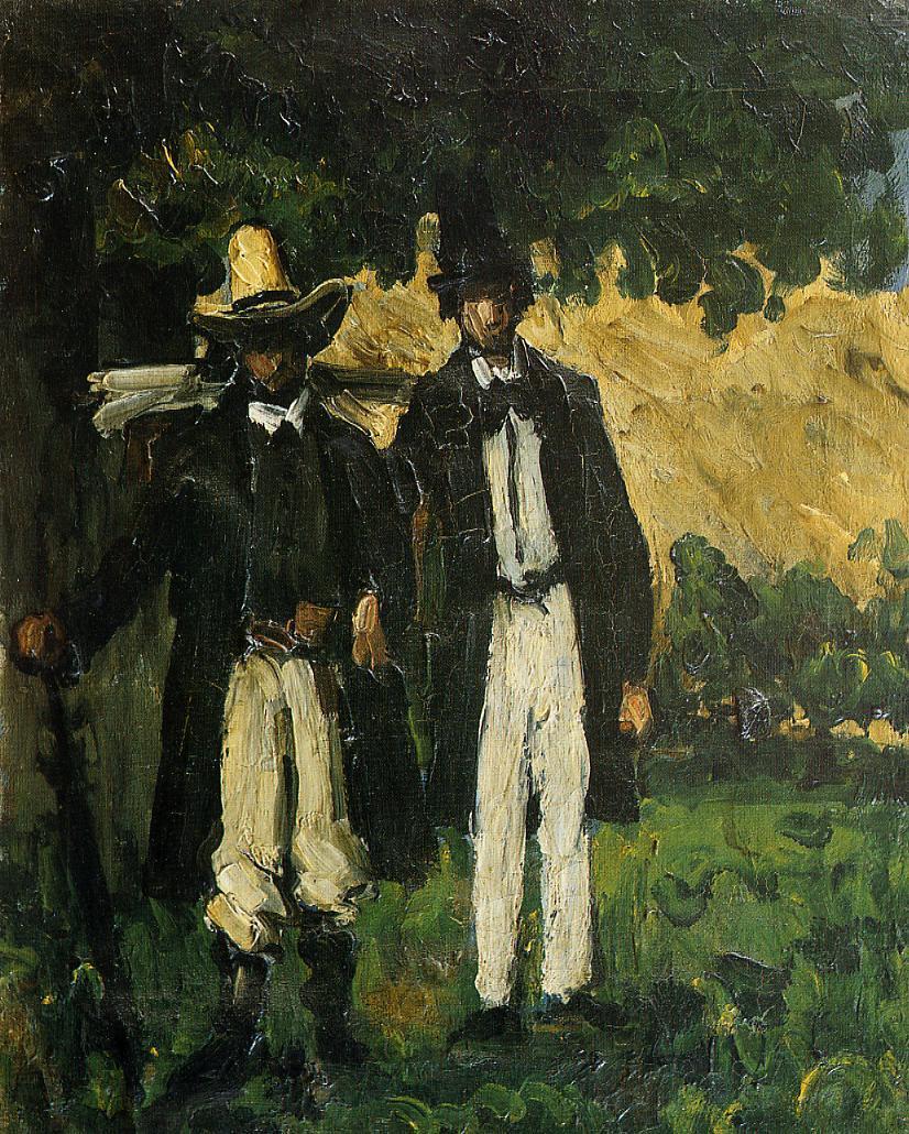 Marion and Valabregue Posing for a Picture