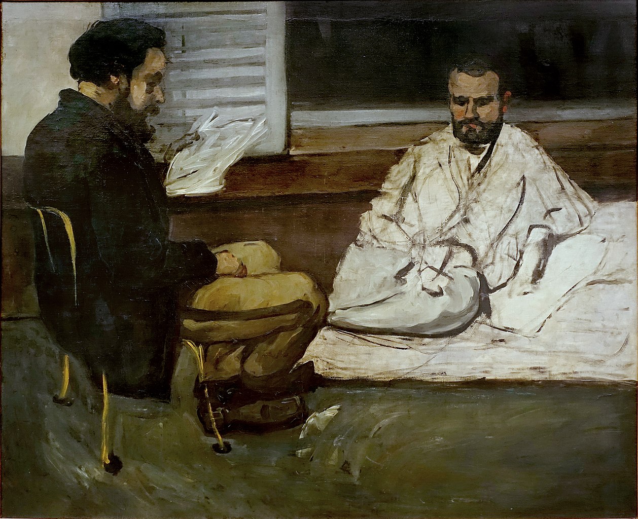 Paul Alexis Reading a Manuscript to Emile Zola
