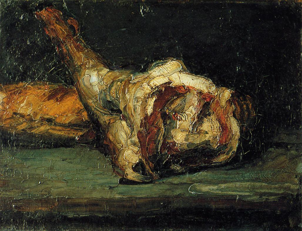 Still Life Bread and Leg of Lamb
