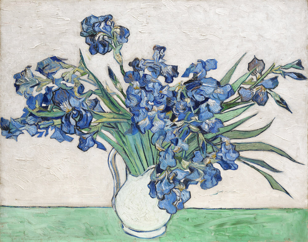 Vase with Irises