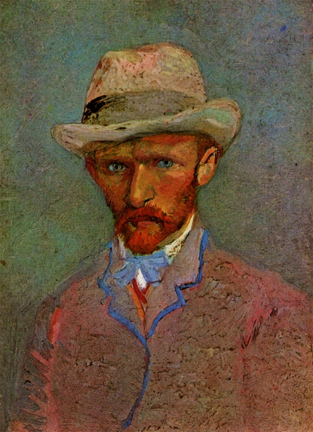 Self-Portrait with Gray Felt Hat