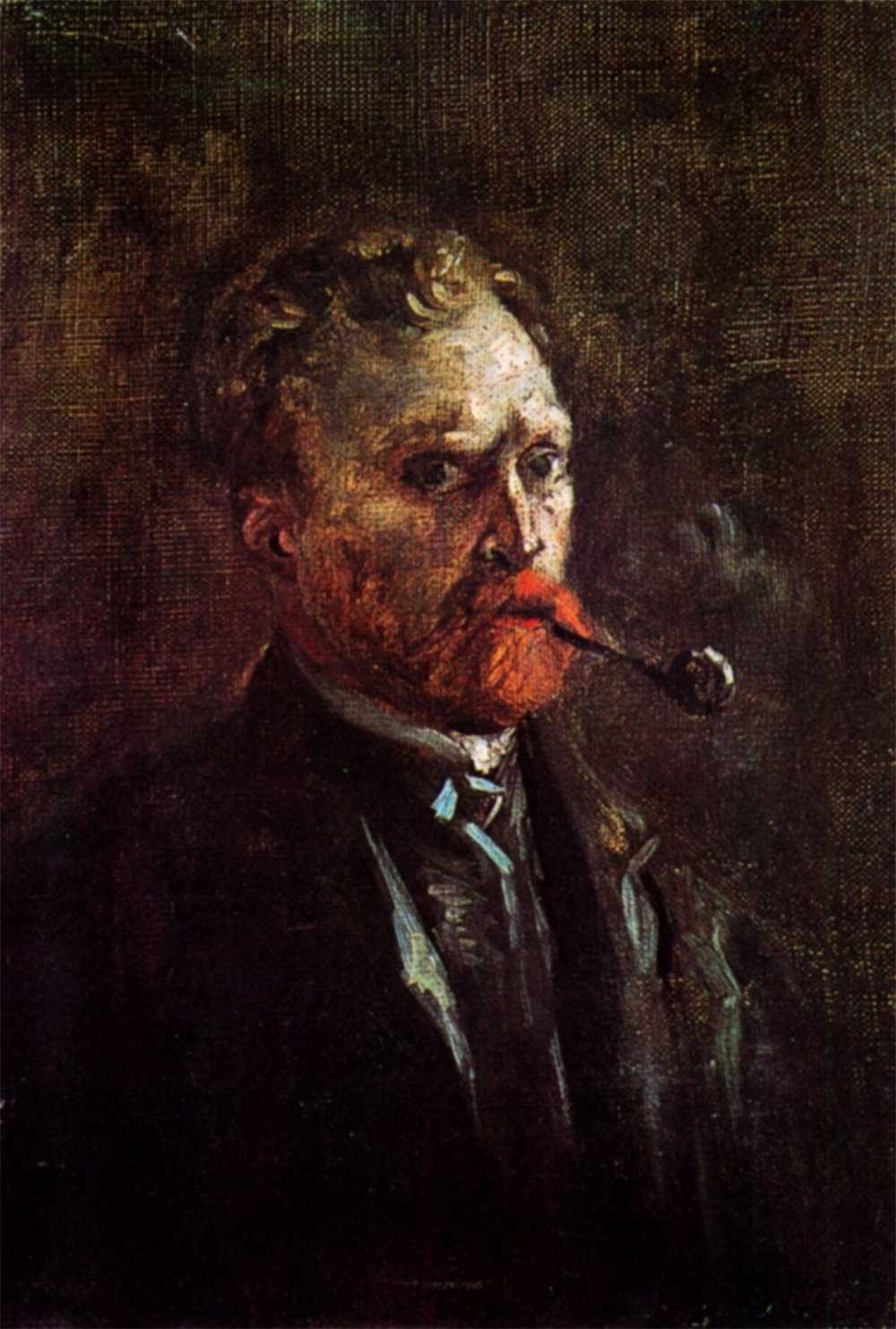 Self-Portrait with Pipe