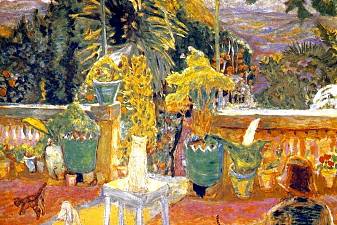 The terrace at Grasse