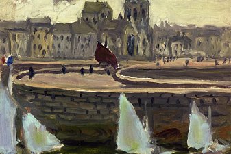 Boats in Port at Low Tide