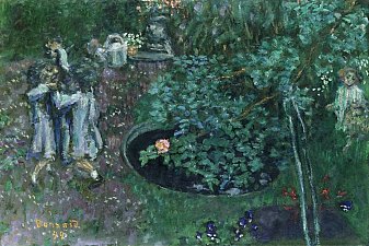 Children Playing in a Garden