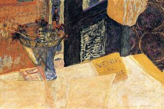 Still life with flowers or the Venus of Cyrene