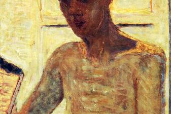 Self Portrait in a Shaving Mirror