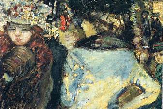 Two Elegant Ladies, Place de Clichy